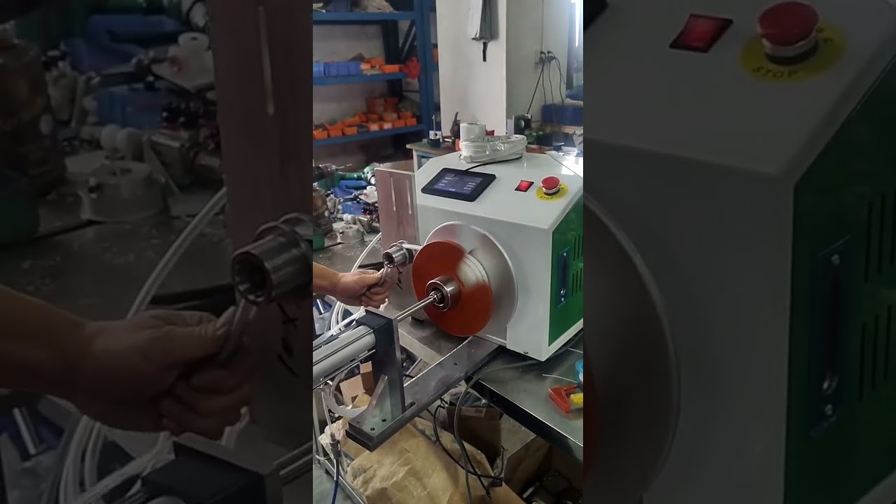 Mesin Penggulung dan Penyusun Jalur LED Automatik #mesin #kilang