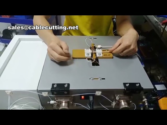 High Efficient Automatic Usb Cable Dispensing Pusher Use For Usb Cable Lines Producing Apple Data Ca